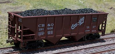 Motrak Models 81700 HO Coal Load fits WAL/Train Miniature 36' Hopper (Pack of 2)