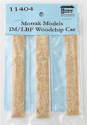 Motrak Models 11404 N LBF/IRC Woodchip Hopper Woodchip Loads (Pack of 3)