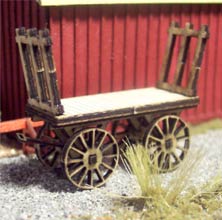 Osborn Model Kits 1084 HO Baggage Cart (Pack of 2)