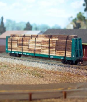 Osborn Model Kits 3070 N Flatcar Lumber Load Kit