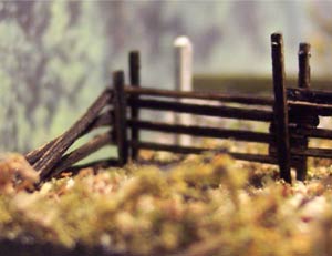 Osborn Model Kits 3082 N Log Fence