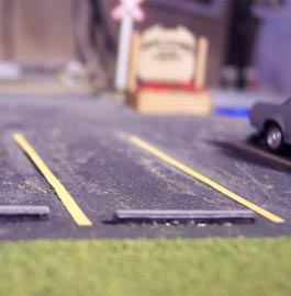 Osborn Model Kits 3097 N Parking Bumpers And Lot Lines (Pack of 20)