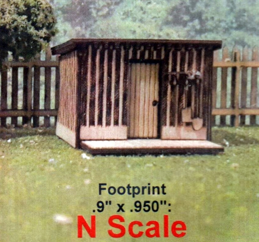 Osborn Model Kits 3115 N Tool Shed Small