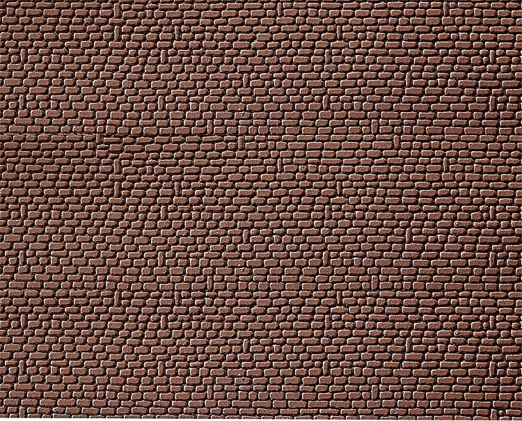 Faller 170806 HO Decorative Sheet (Sandstone, Red)