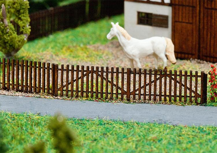 Faller 272410 N/Z Wooden Picket Fence