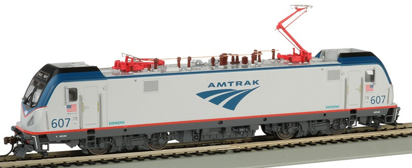 Bachmann 67401 HO Amtrak Siemens ACS-64 Electric Loco with DCC and Sound #607
