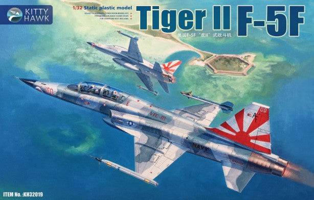 Kitty Hawk 32019 1:32 Northrop F-5F Tiger II Fighter Military Plane Kit
