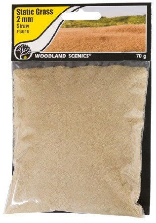 Woodland Scenics FS616 2mm Straw Static Grass