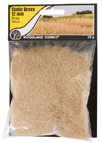 Woodland Scenics FS628 12 mm Straw Static Grass