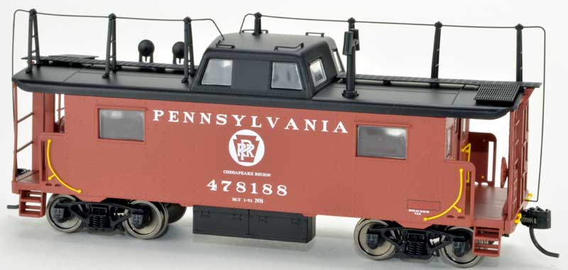 Bowser 42511 HO Pennsylvania Circle Keystone N8 Caboose with Antenna #478188