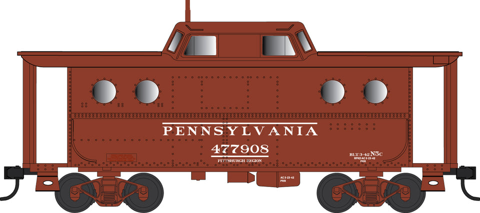 Bowser 42534 HO Pennsylvania N-5C Caboose #477908
