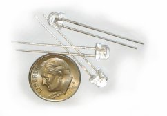 Ngineering N1052-10 Wide Angle LED Red 5mm (10)