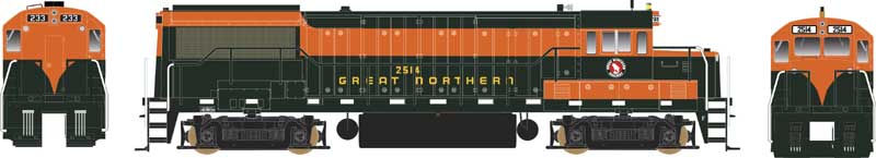 Bowser 24524 HO Great Northen U25b with Sound #2514