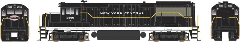 Bowser 24538 HO New York Central U25b with Sound #2561