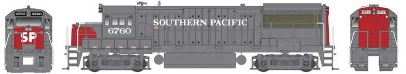 Bowser 24559 HO Southern Pacific U-25B Phase II Diesel Loco Standard DC #6760