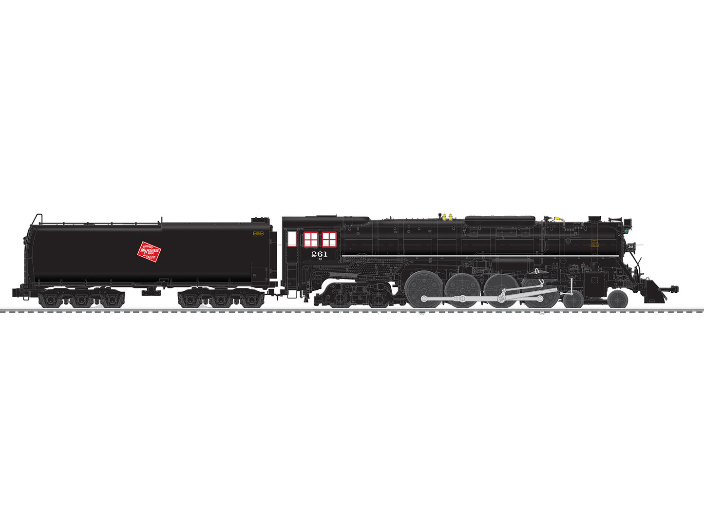 Lionel 6-84064 O Milwaukee Road S3 Steam with Bluetooth #261