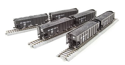 Broadway Limited 5627 HO Baltimore & Ohio H2a Hoppers (6)