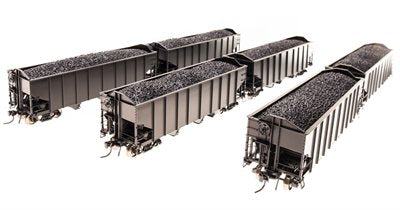 Broadway Limited 5632 HO Undecorated 3-bay Hoppers (6)