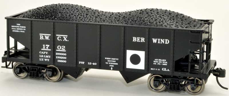 Bowser 42618 HO Berwind White Mining GLa2 Bay Hopper #1785