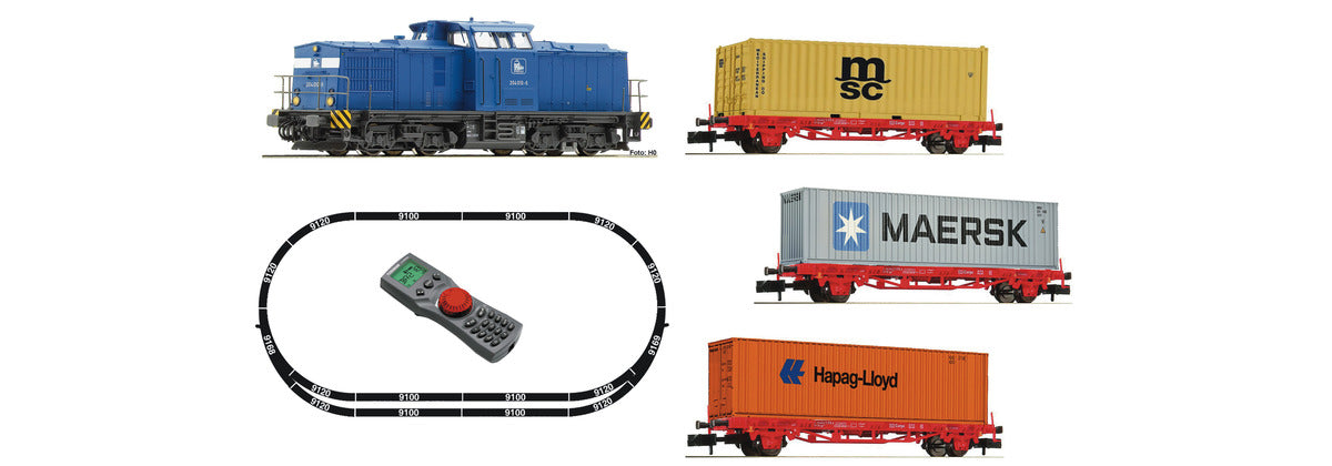 Fleischmann 931882 Class 204 N Gauge Digital Diesel Starter Train Set
