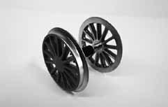 Piko 36083 G BB Plated Traction Wheelset BR194, Black