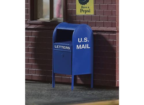 Piko 62297 G Scale Blue Navy Plastic Mailboxe Kit (Pack of 4)