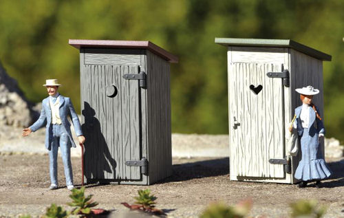 Piko 62719 G Assembled Outhouse (Set of 2)