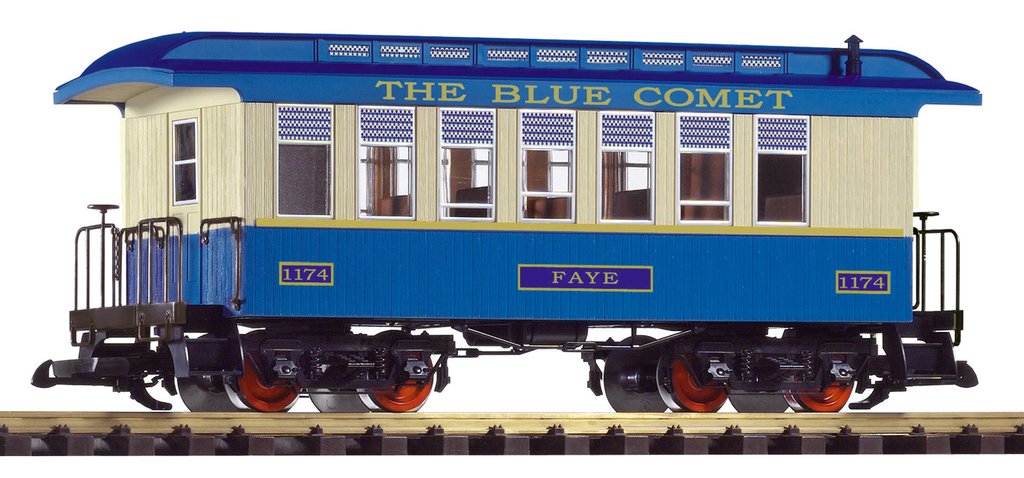 Piko 38621 G Blue Comet Wood Coach #1174