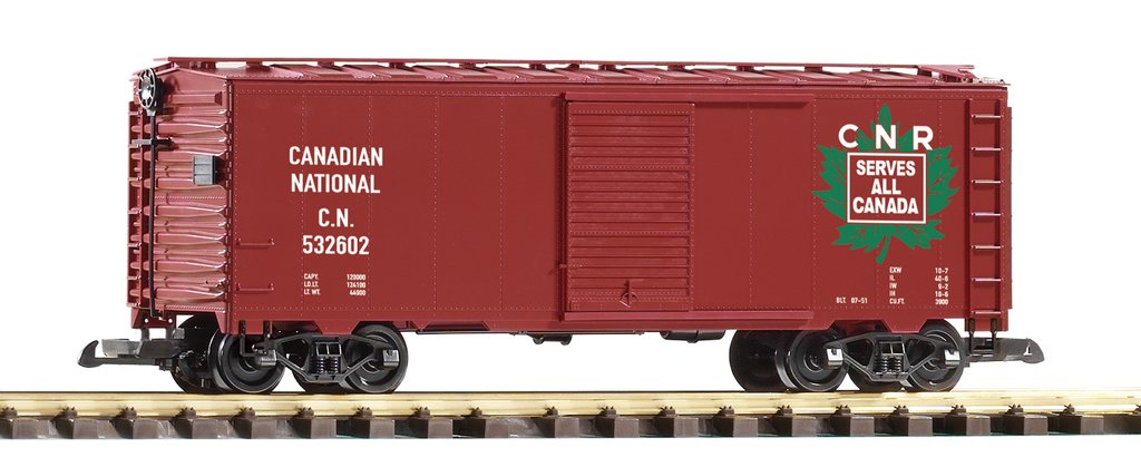 Piko 38849 G Canadian National Maple Leaf Steel Boxcar #532602