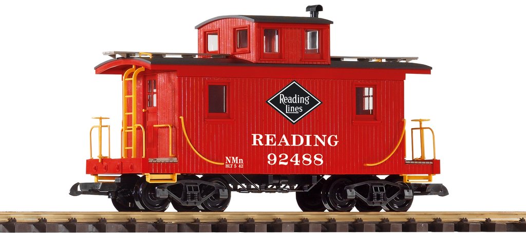 Piko 38836 G Reading Wood Caboose #92488