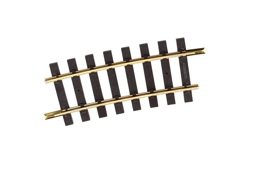 Piko 35218 G Brass R7 7.5° 61.4" Radius Curve Track Section (Single Piece)