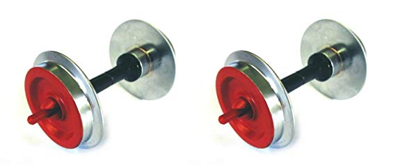 Piko 36166 G 30mm Red Plated Metal Wheelset (Pack of 2)