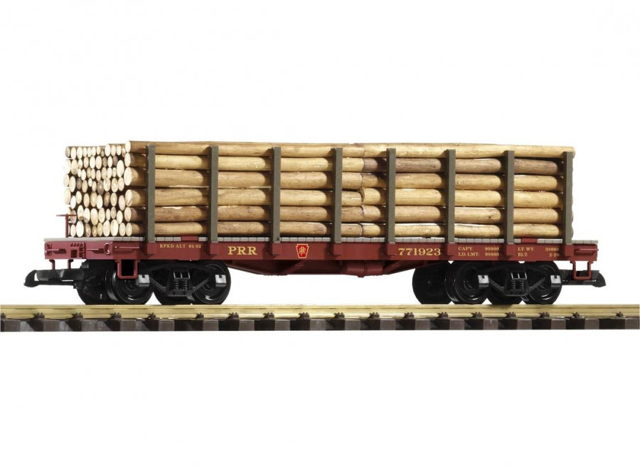 Piko 38720 G Pennsylvania Flatcar with Log Load