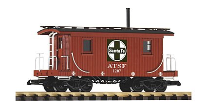 Piko 38862 G Santa Fe Transfer Caboose #1207