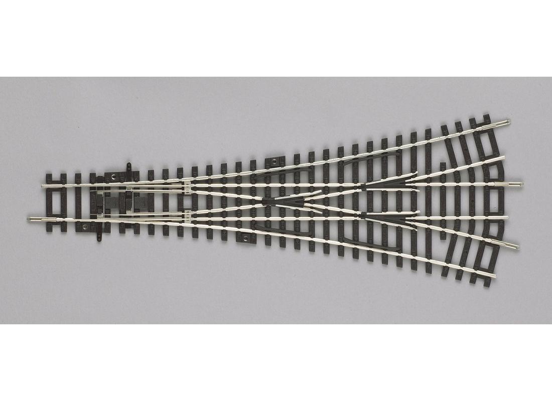 Piko 55225 HO Code 100 Nickel Silver W3 15° & 15° R9 3-Way Switch Turnout