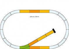 Piko 35301 G Siding Track Set