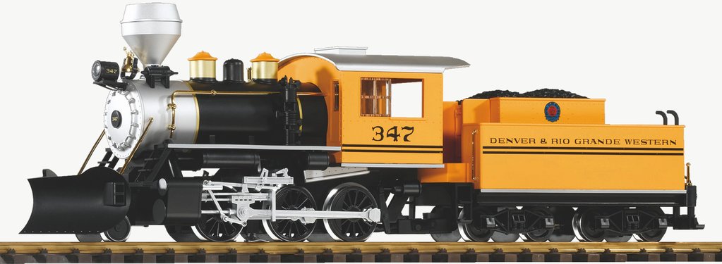 Piko 38225 G Denver & Rio Grande Western Mogul Locomotive with Sound #347
