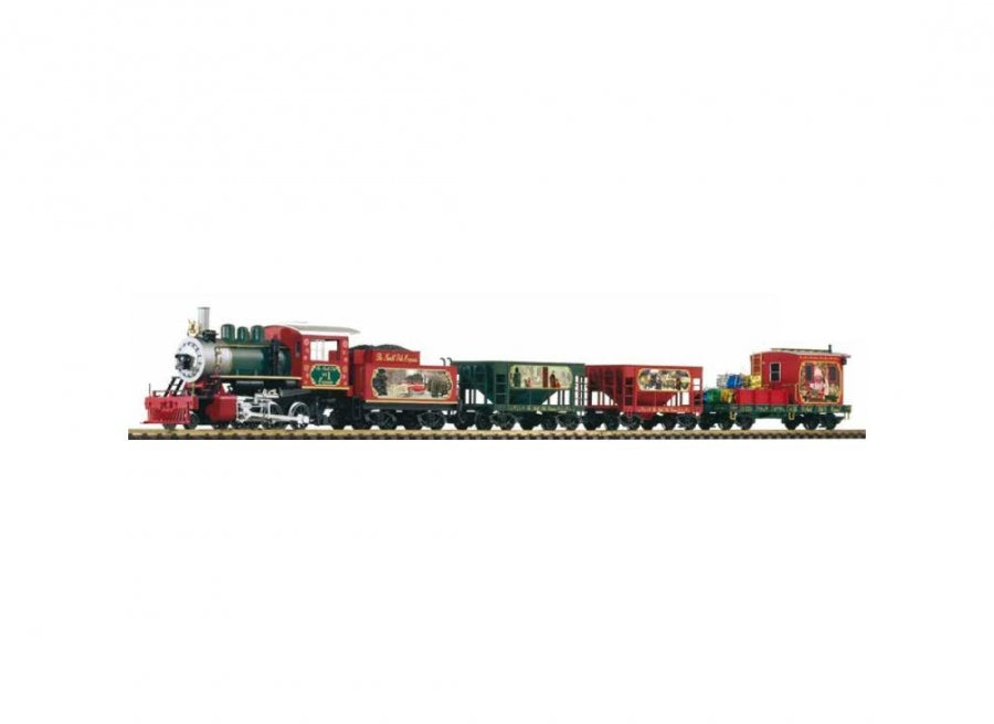 Piko 38122 Christmas G Gauge Steam Freight Starter Train Set