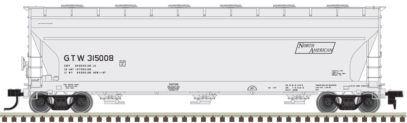 Atlas 20004798 HO Grand Trunk Western ACF® 4650 Centerflow Hopper #315024
