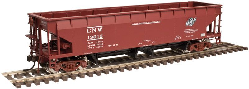 Atlas 50003552 N Chicago and North Western 70 Ton Hart Ballast Car (3)