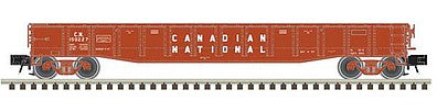 Atlas 2002110 O Canadian National 52’6” Brown/White Gondola - 3-Rail