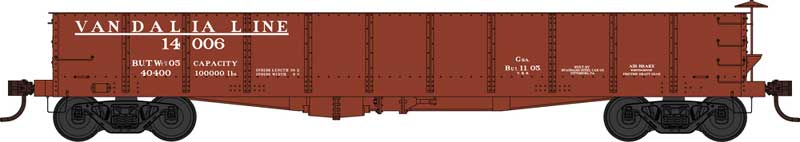 Bowser 42688 HO Vandalia Line GS 40' Gondola #14006