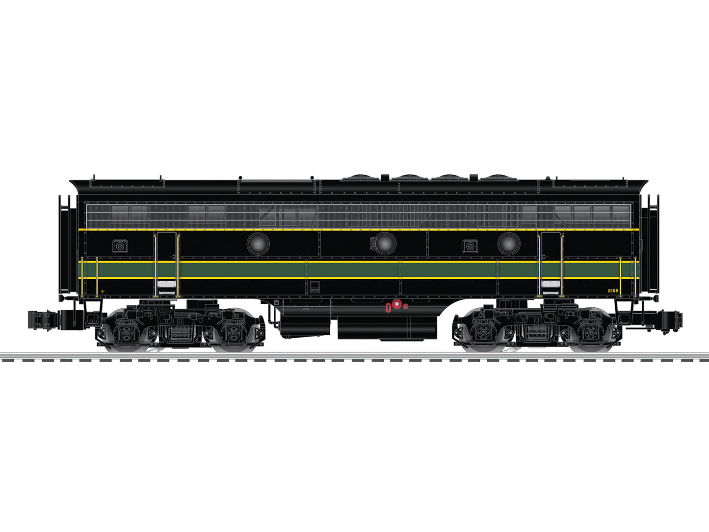 Lionel 6-85214 Reading Legacy F3 Powered Diesel B-Unit #260B