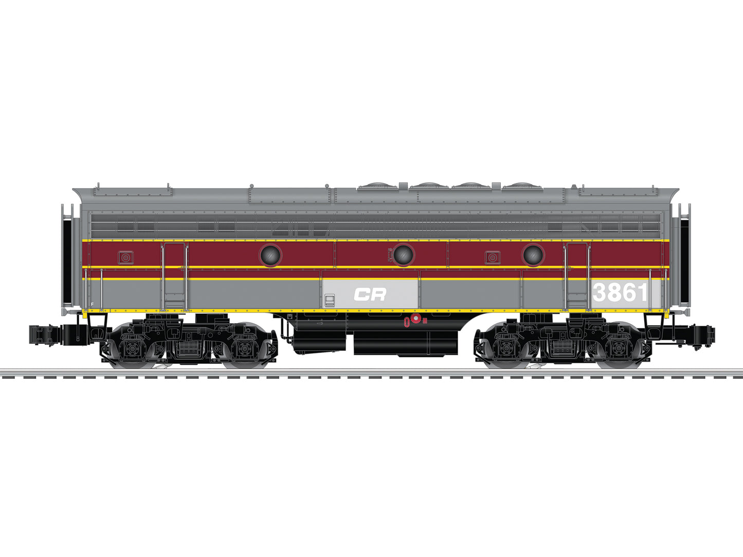 Lionel 6-85219 Conrail Legacy F7 Powered B-Unit #3861