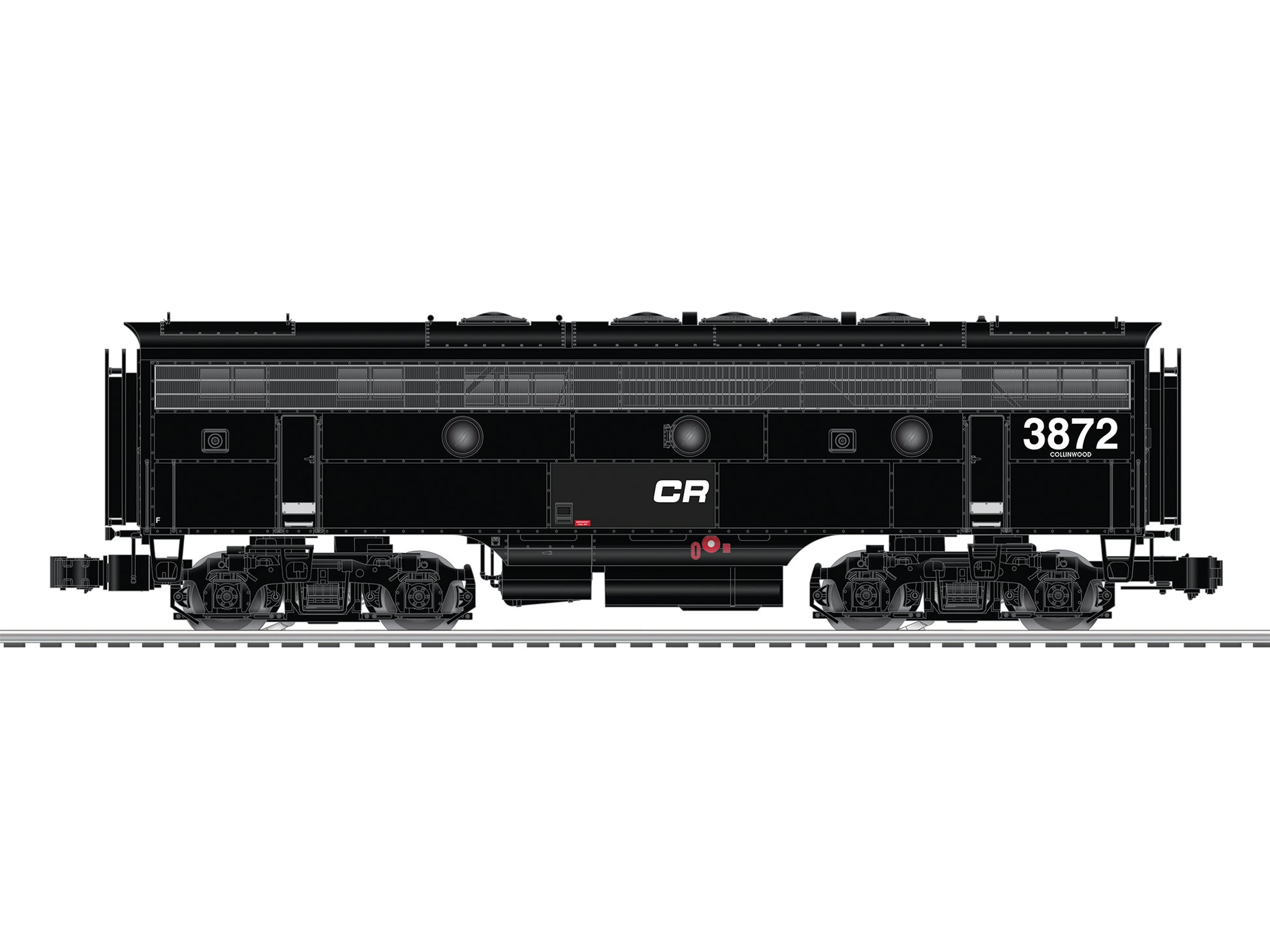 Lionel 6-85220 Conrail Legacy Superbass F7B Diesel Locomotive #3872