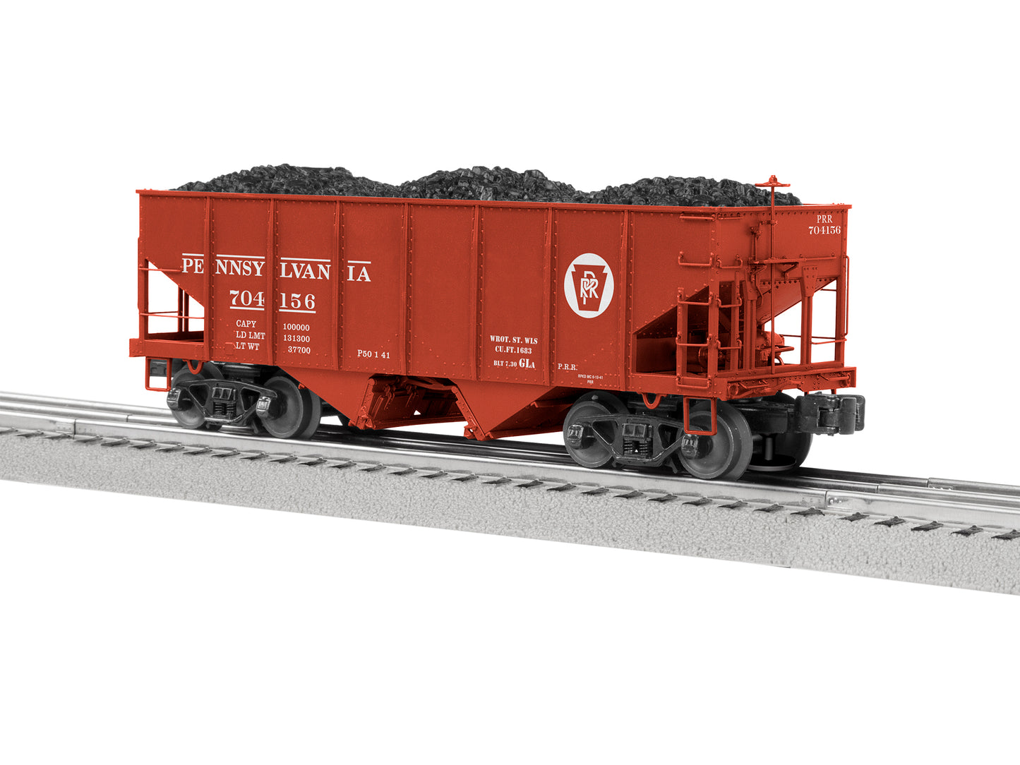 Lionel 6-85278 O Gauge Pennsylvania GLA 2-Bay Hopper w/ Coal Load (Set of 3)