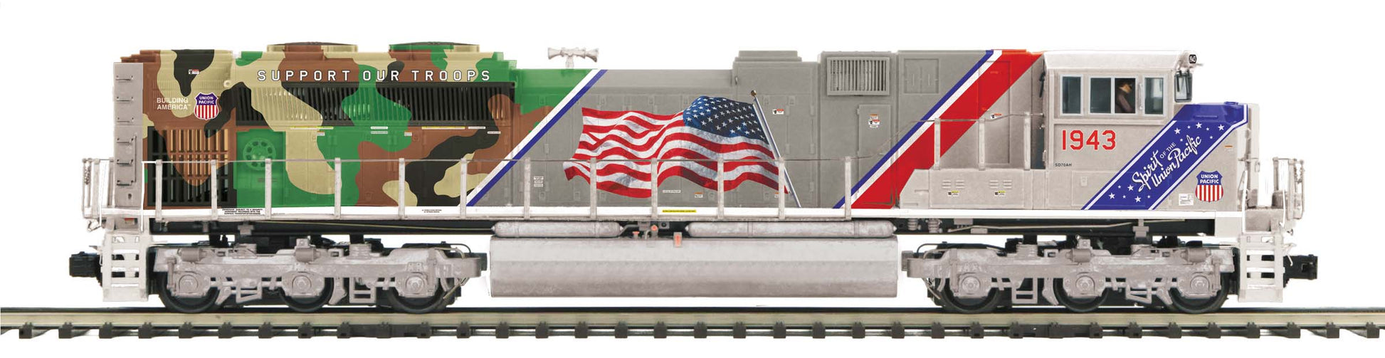 MTH 20-20953-1 Union Pacific (UP Spirit) SD70ACe Diesel Engine #1943 w/ PS3