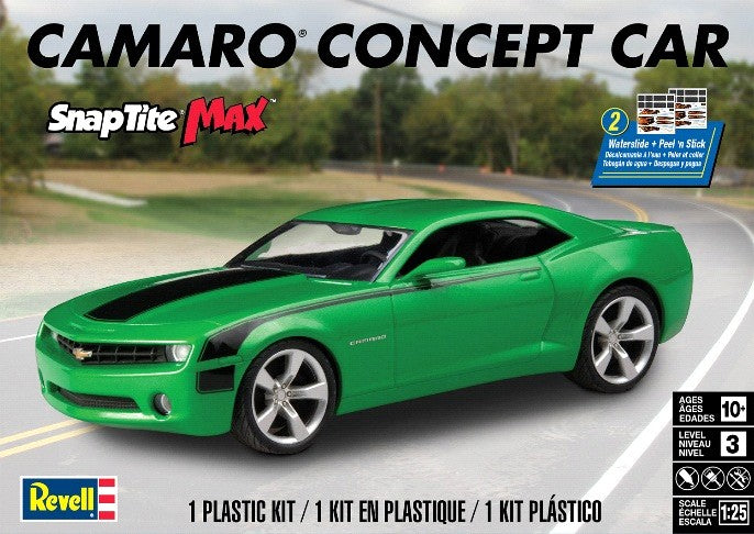 Revell 85-1527 1:25 SnapTite Max Camaro Concept Car Plastic Model Kit