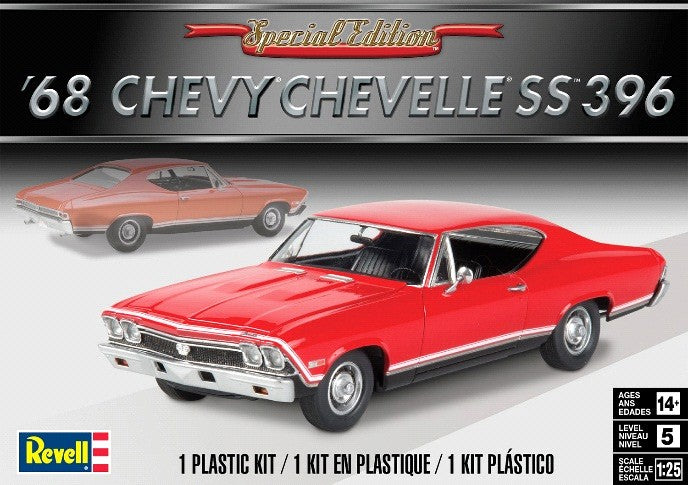 Revell 85-4445 1:25 1968 Chevy Chevelle SS 396 Model Car Kit