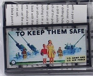 Tichy 2660 N Keep Them Safe Army/Air Force Billboard Kit